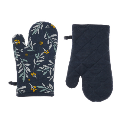 Прихватка-варежка, 100% хлопок, 20х20см, Ноэль синий PROVANCE (1/144)