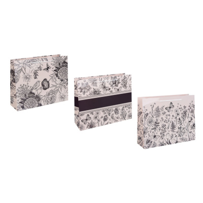 Пакет подарочный, 32x26x10см, бумага, арт.23, 3диз тм Fntastic (12/192)