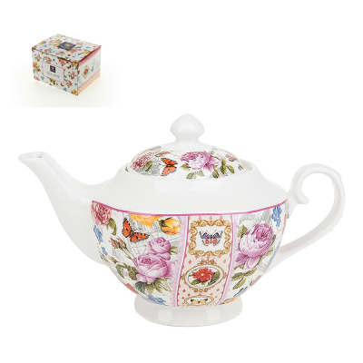 Чайник 1100мл "Лето в Европе" 26*16*16см (фрф) п/у (1/12)