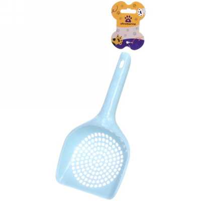 Совок д/кошачьего туалета "ДОНКОТТИКО", мини, цвет небесный, 15,5см (1/50)