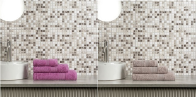 Полотенце махровое, 100% хлопок, 70х130см, 500 гр/м, 2 цв PROVANCE Холли (4/48)