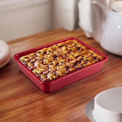 Форма 21.5x16.5x4.5см для выпечки с антипригарным покрытием AMORE ростер (угл.сталь)(1/24)