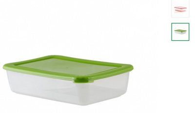 Контейнер для СВЧ "Лайт" (прям) 3,0л пласт.(26)