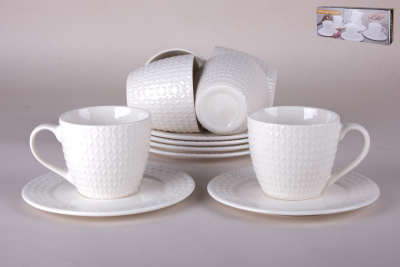 Набор чайный 12пр 230мл п/у фарф. (1/8)