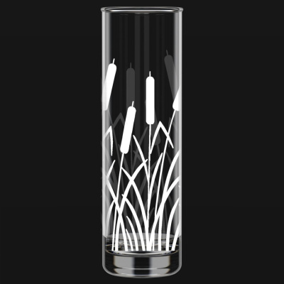 Ваза для цветов "Камыш" высота 267 мм стекло (12)