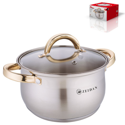 Кастрюля 2,1 л,ст/кр., 5-ти степовое капсул.индукц.дно, п/у, (нжс) (1/6)