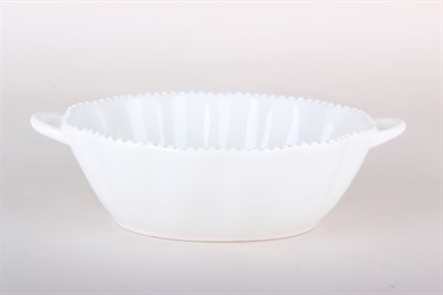 Салатник 21см с ручками(фарф) (6/36)