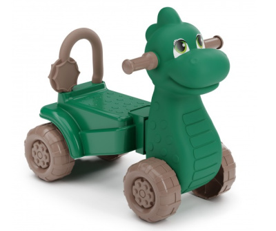 Каталка детская "Дракон" (зеленый) пласт. (1/2)