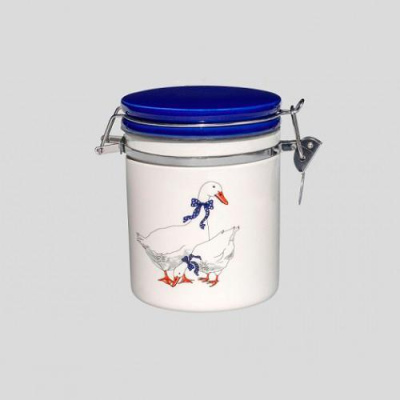 Банка "ГУСИ" 750мл с клипсой (кер.доломит) п/у (1/36)