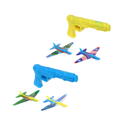 Набор д/воздушного боя (пистолет 23х10см-1шт., самолет 14х9.5см-2шт.) ABS, пеноп. SILAPRO (1/10)