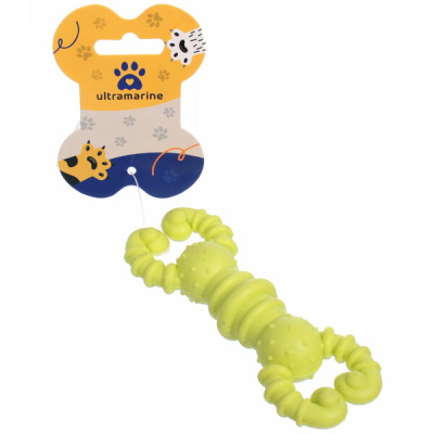 Игрушка д/собаки "Bubble gum-Краб" 12,7см цв.зеленый Ultramarine (1/12)
