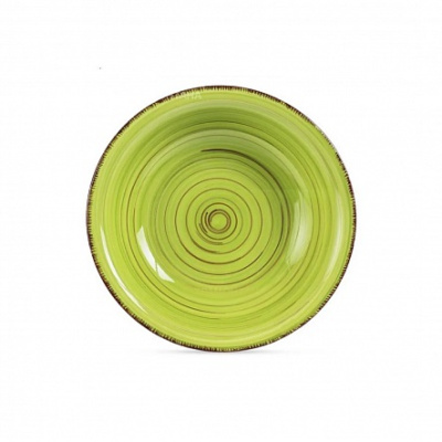 Тарелка 21см суповая LEMONGRASS (керамика) (6/36)