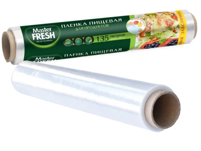 Пленка пищевая 135 метров СУПЕРЭЛАСТИЧНАЯ Master FRESH (1/16) Пленка пищевая 135 метров СУПЕРЭЛАСТИЧНАЯ Master FRESH (1/16)