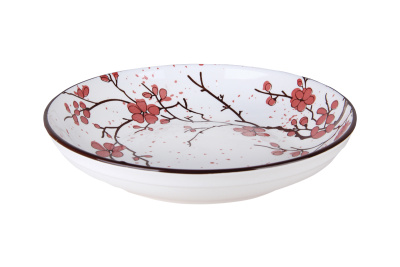 Тарелка 20см суповая "Sakura" фарф (12/60)