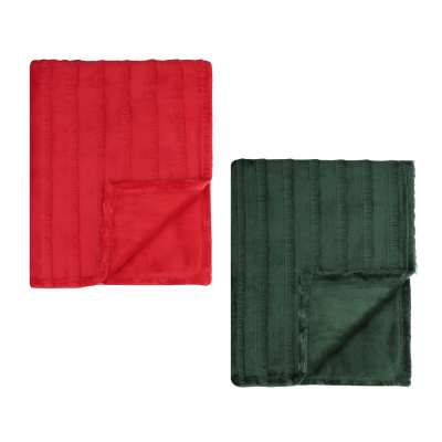 Плед с бахромой, 180х200см, 100% полиэстер, 2 диз Щелкунчик PROVANCE (1/10)