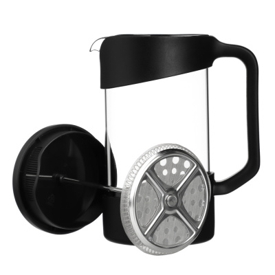 Френч-пресс 1,0л, жаропрочное стекло SATOSHI Лансон черный (1/24)