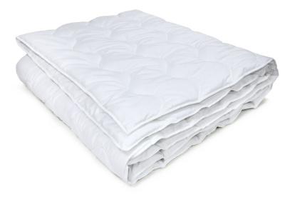 Одеяло стеганое оверлок 205х172 "Every night" Белый (1/10)