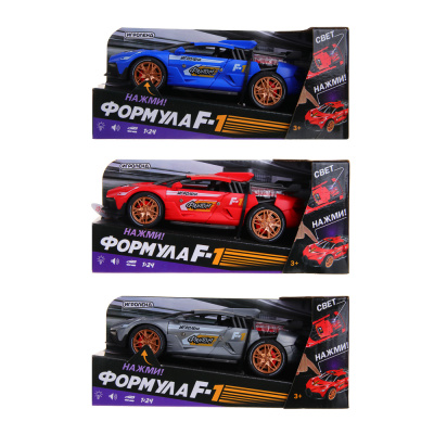 Гонки без правил, ABS, 3хAG13, свет, звук, инерция, 21х10х10см ИГРОЛЕНД (1/72)
