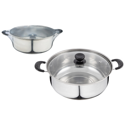 Кастрюля 3,6л Promo с крышкой из жаропрочного стекла (нжс) (1/8)