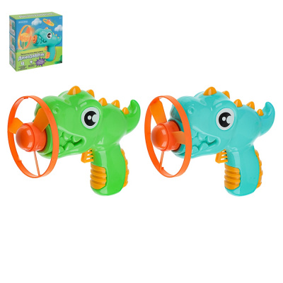 Запускалка вертушка "Динозаврик", PP, 14,3х5,2х13,7см, 2 диз ИГРОЛЕНД (1/96)