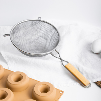 Сито с ободом и ручкой 18,5см двойная сеть VETTA Ретро (12/48)