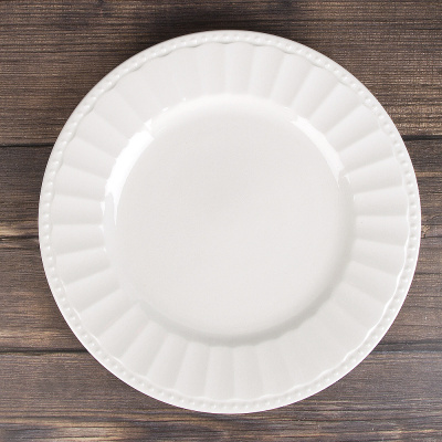 Тарелка 27см "Пастила" (транспортная упаковка) фарф. (6/48)