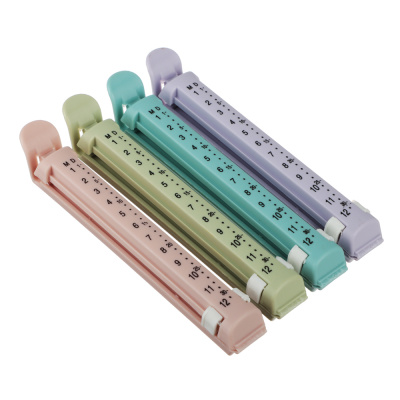 Набор зажимов для пакетов 4шт с датами (пластик) (1/12)