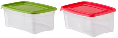 Контейнер "Каскад" (прям) 1,0л пласт.(46)