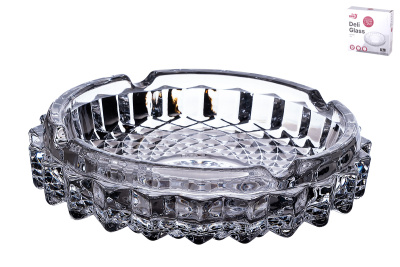 Пепельница 12*3см (стекло) (1/48)