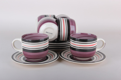 Набор чайный 6/12 350мл (фарф.) п/у (1/6)