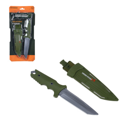 Нож в ножнах, ABS, 16х34х3см, пласт.(1/90/180)