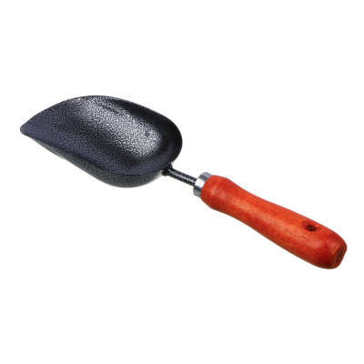 Совок садовый 33х9см, 1.8мм, металл, дерево INBLOOM (1/12)