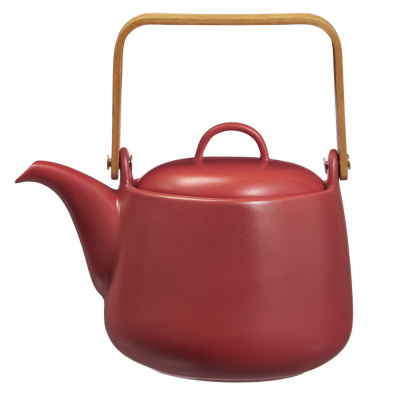 Чайник, 950мл, фарфор, бамбук FLOMIK (1/12)