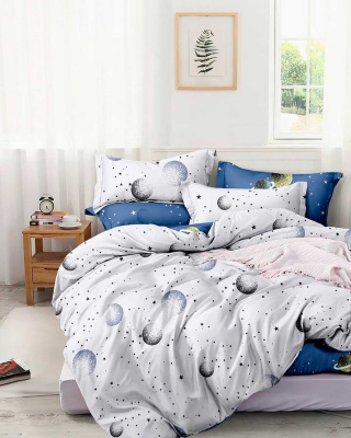 КПБ Поплин Премиум 1,5сп(100%хлопок,прост. 220х240, подод.150х215 - 2 шт, навол. 70х70) (1/6)