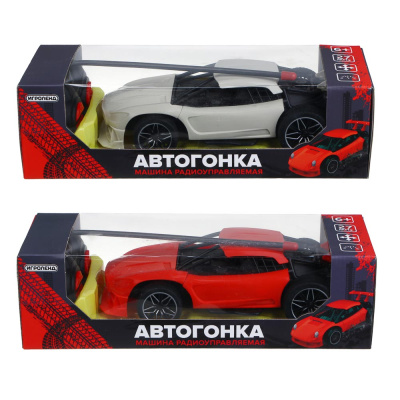 Машина на радиоупр. "Автогонка", 4-кан.пульт, 5АА, ABS, PP,TPA, 26х9,7х7,4см, 2диз ИГРОЛЕНД (1/36)