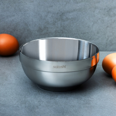 Салатник с двойными стенками 14см, нерж.сталь SATOSHI (20/120)