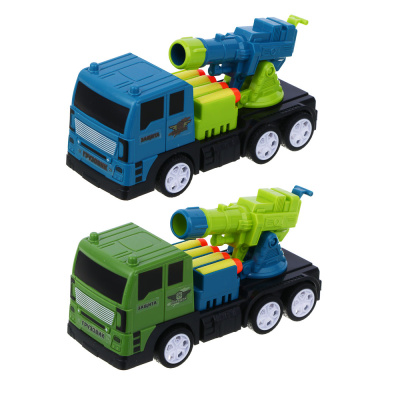 Грузовик инерц., стреляет мягк. пулями, ABS, 19x10.5x7.5см, 2диз.ИГРОЛЕНД (1/72)