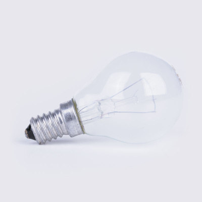 Лампа накаливания ДШ 230-60 Е27{100} шар мал.(100/100/100)