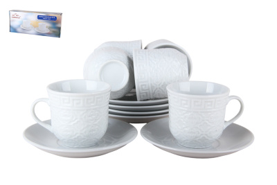 Набор кофейный 140мл 12пр Meander п/уп (фарф.) (1/12)