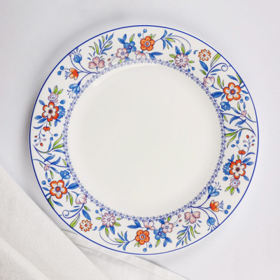 Тарелка 25см подстановочная опаловое стекло, 21063 MILLIMI Мирида (6/36)