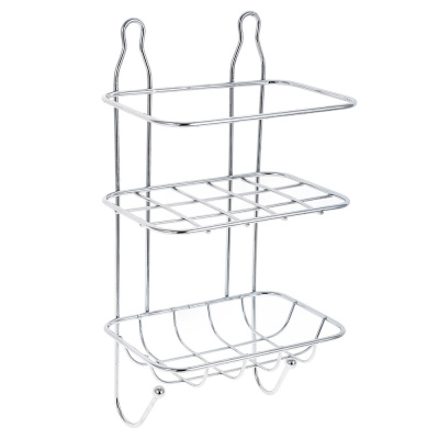 Мыльница настенная ARTEX Slim с держателем д/шампуней (1/8)