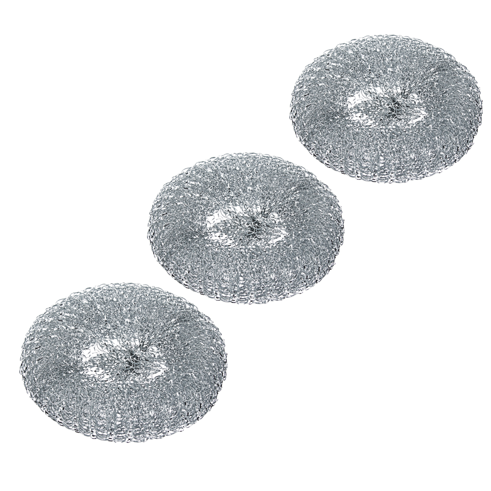 Набор металлических губок для кухни 3шт 15гр VETTA (1/12/360)