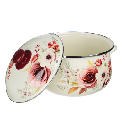 Кастрюля эмалированная VETTA Лаура, 24см, 5л, индукция (1/12)