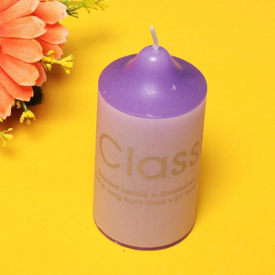 Свеча "Classic" 5*10см цвет лавандовый ZD-102 (1/144)