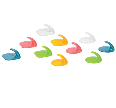 Набор крючков 10шт "Мозаика" (самокл) пласт.(1/24)