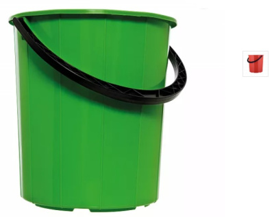 Ведро 20л "Люкс" б/кр пластик(8)
