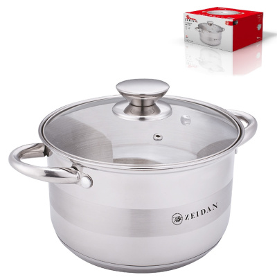 Кастрюля 3,0л, ст/кр.,5-ти степо.капсул.индукц.дно, п/у, (нжс) (1/6)