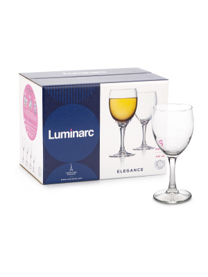 Набор бокалов 245мл 6пр д/вина ЭЛЕГАНС (1/4)