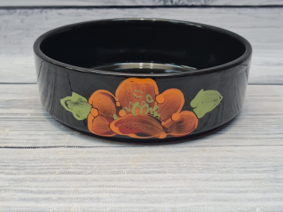 Емкость для запекания круглая "Десерт" Мак черный (12)