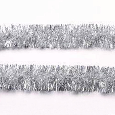 Мишура SYMTA-1623178, длина 2м 6 слоев, цвет серебряный,ПЭТ (1/12)